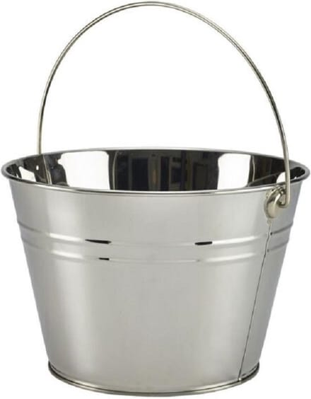 Genware RVS sharing emmer large zilver 25 cm