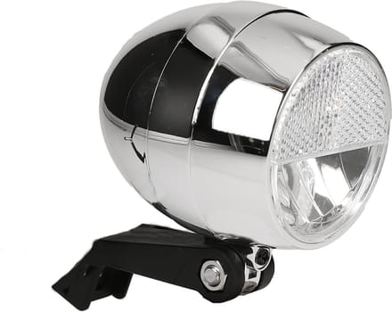Fiets Cortina koplamp Amsterdam batterij chroom
