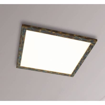 Quitani Aurinor LED paneel, goudkleurig gepatineerd, 68 cm