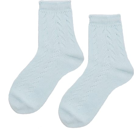 iN ControL 2pack licht blauwe jacquard sokken 23/26