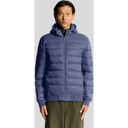 Lyle & Scott Jacket Wadded Graystone - Maat L - Heren - Tussenjas