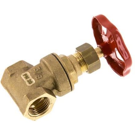 G3/8'' Messing Schuifafsluiter EPDM 20 bar - GL2BM