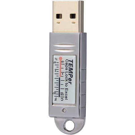 Thermomètre et hygromètre USB, capteur de température, enregistreur de données, argent argenté