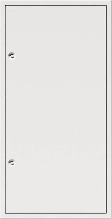 Inspectiedeur - Toegangsdeur Luik - Afwerking Wand - Vierkante Sluiting - 500x800mm - Wit
