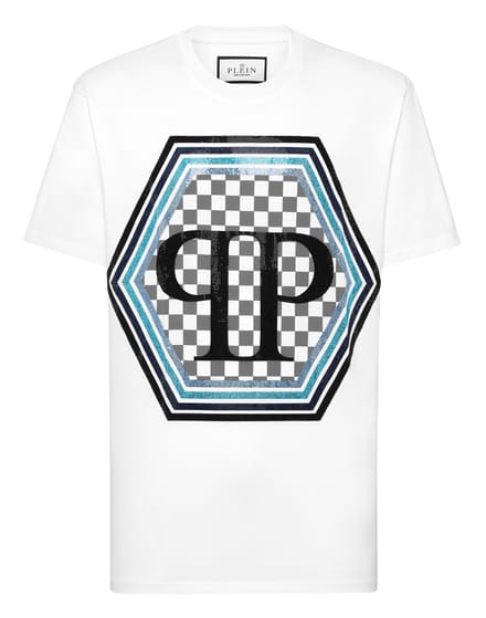 T-Shirt Ronde Hals Hexagon