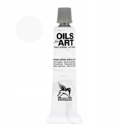 Olieverf Olej voor Art 20ml - Titanium Wit