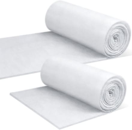 Polyester Vulling - Quilt Batting - Kussens Maken - Veerkrachtig Materiaal - 2 rollen 5 meter - Wit