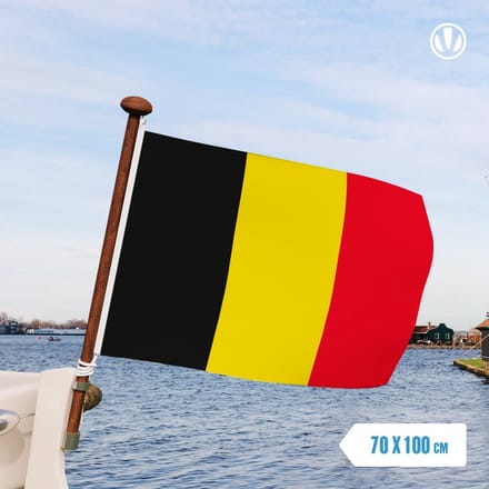 Belgische vlag 70x100cm - spunpoly