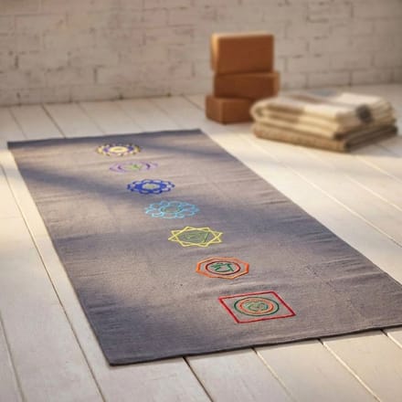 Yogateppich Chakra - graphit