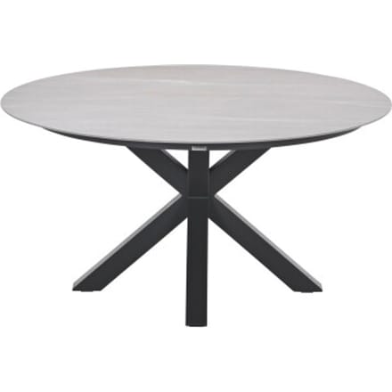 Garden Impressions Lowland tafel Ø150 cm carbon black centostone napoli sand
