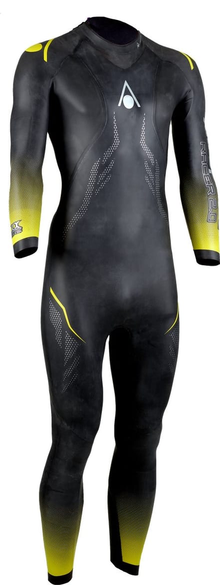 Aquasphere Racer 2.0 - Wetsuit - Heren - Zwart/Geel S