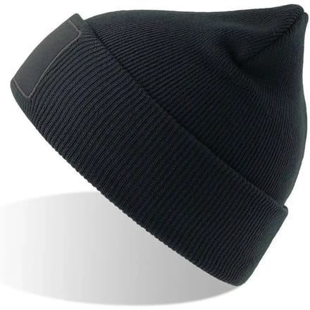 Atlantis Headwear - Wind-S Beanie with Patch - Navy - One Size