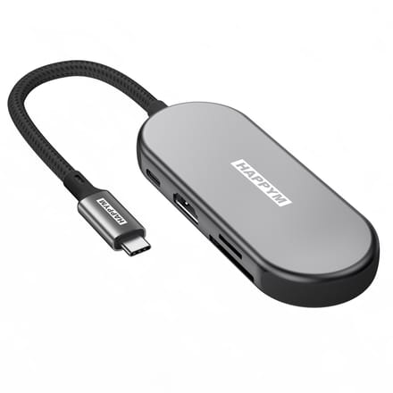 USB-C Hub 7-in-1 – 4K 30Hz HDMI – PD 100W – USB 3.0 & 2x USB 2.0 – SD TF Kaartlezer – Laptop Tablet