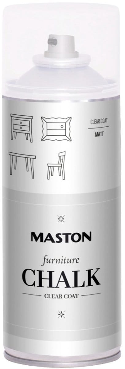 Maston Furniture Chalk Clear Coat - Mat - Blanke spuitverf - 400 ml - spuitbus verf