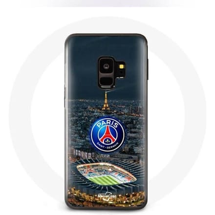 Samsung Galaxy S9 hoesje psg logo stadionnacht Eiffeltoren