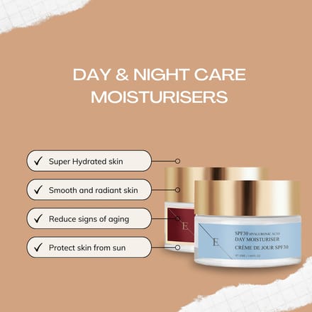 Retinol Nachtcrème 50ml + SPF 30 Hyaluronzuur Dagcrème 50ml