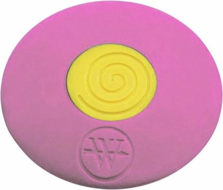 Westcott Ronde gum met microban-technologie - Roze/Geel - Antibacterieel