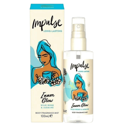 Impulse Inner Glow Wild Rose & Jasmine Langdurige Geparfumeerde Body Mist - 100 ml