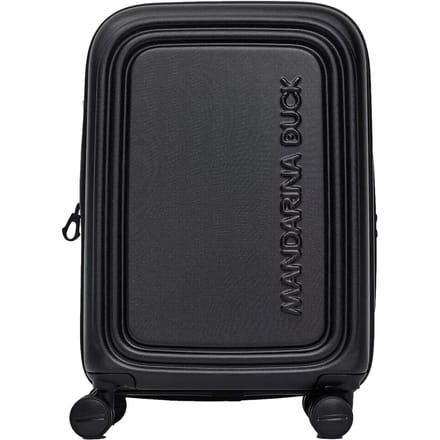 MANDARINA DUCK Logoduck + Expandable Trolley Black Zwart 55cm