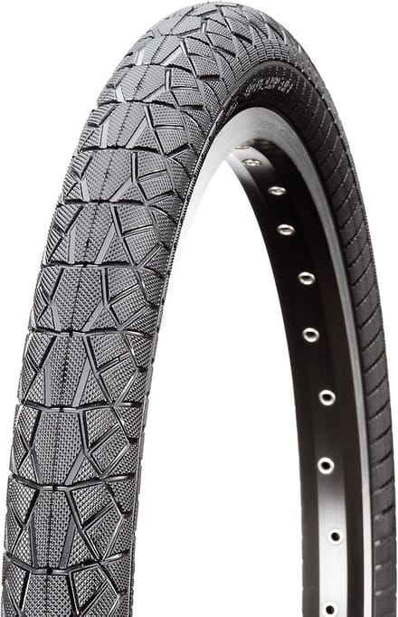 Stijve Fietsbanden Unisex Volwassen - Zwart, One Size