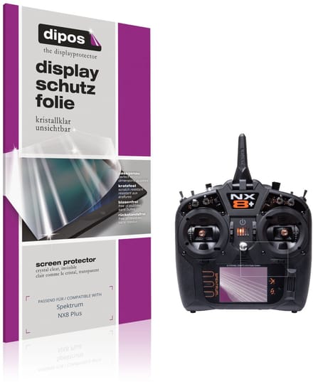 dipos – 2x Beschermfolie geschikt voor Spektrum NX8 Plus | Krasbestendige & heldere Screenprotector Ultra-Thin