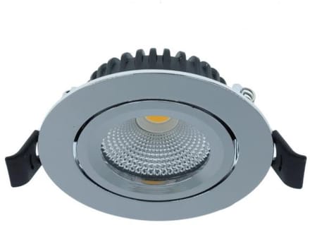 LED inbouwspot Dim2Warm - chroom - 5W - dimbaar - IP44 waterbestendig