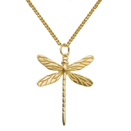 Lauren Sterk Amsterdam ketting libelle - verguld - coating