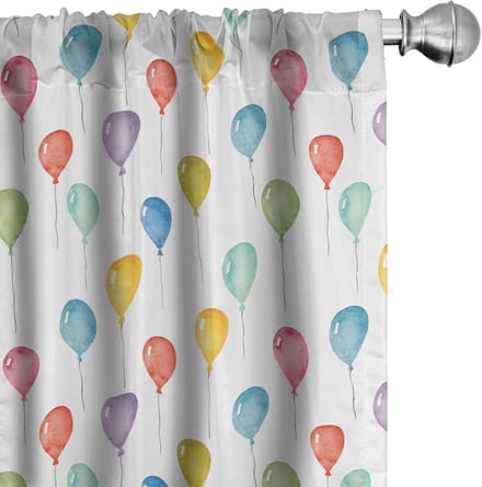 ABAKUHAUS – Gordijnpaneelset 2×75×245 cm – Microvezel multicolor