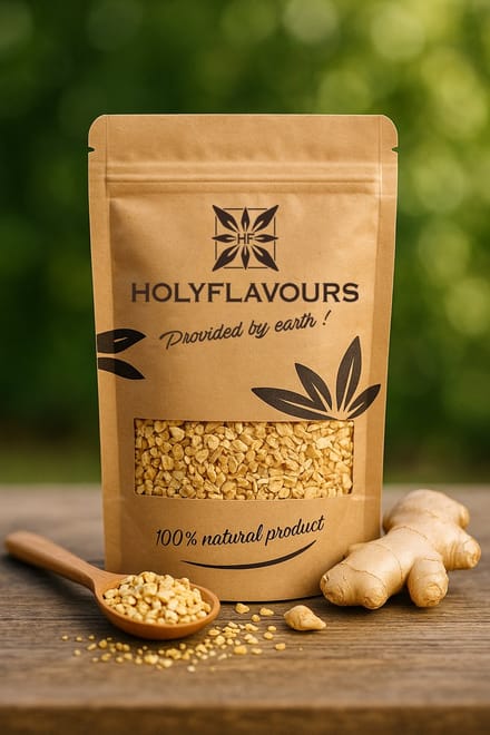 Gember Thee Stukjes 3-6 mm - 100 gram - Holyflavours