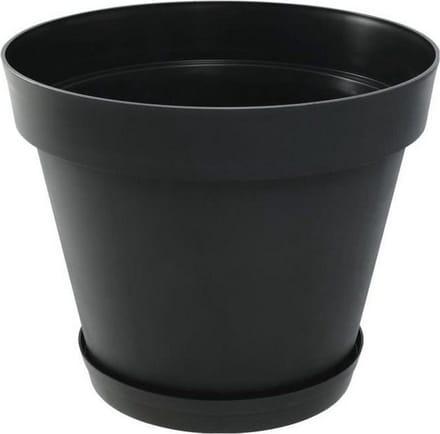 Bloempot EDA Tuscan Grijs Donker grijs Rond Cirkelvormig Ø 60 x 47 cm