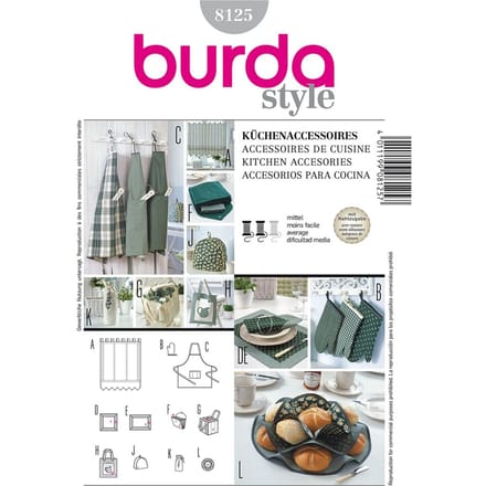 Burda Knippatroon Keukenaccessoires Nr. 8125
