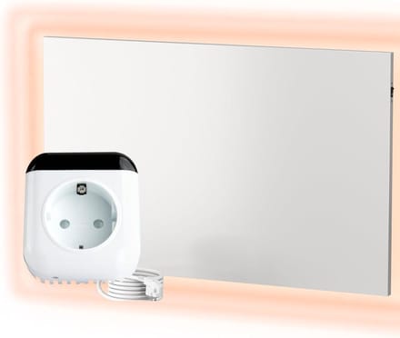 Infrarood Wandpaneel - Wandverwarming - Ruimte Verwarmen - App Bedienbaar - 50x60 cm - Wit