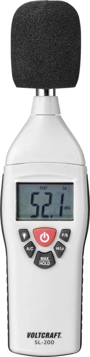 VOLTCRAFT SL-200 SE Decibelmeter 30 - 130 dB 31.5 Hz - 8 kHz