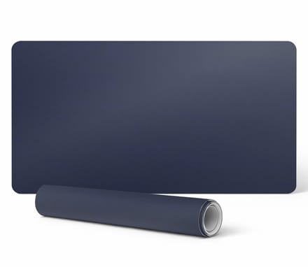 Decoratieve gaming bureaumat, donker marineblauw, 100x50 cm
