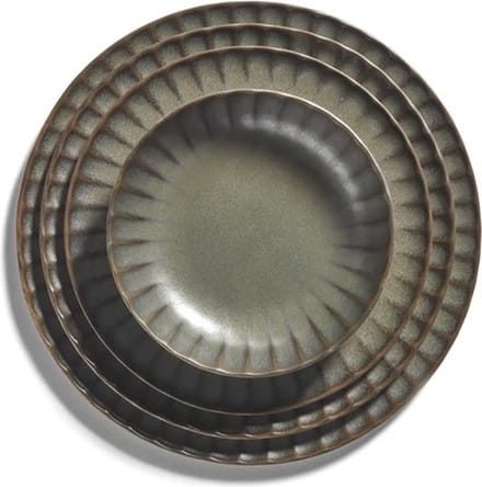 Serax Sergio Herman Inku diep bord / schaal D19cm groen