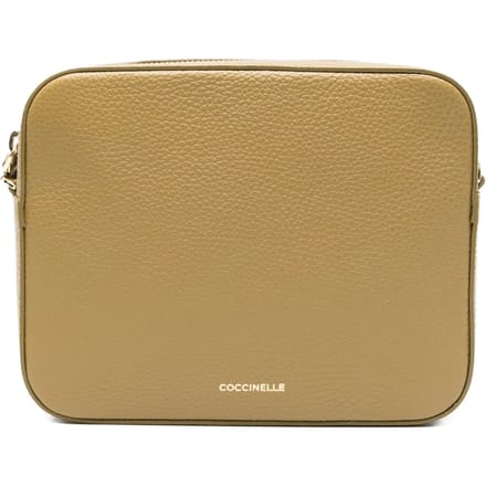 COCCINELLE Leren schoudertas Tebe Crossover Bag Seagrass kaki