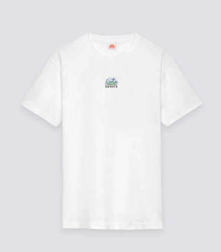 Sundek M769tej78ji T-shirt Met Korte Mouwen Wit L Man