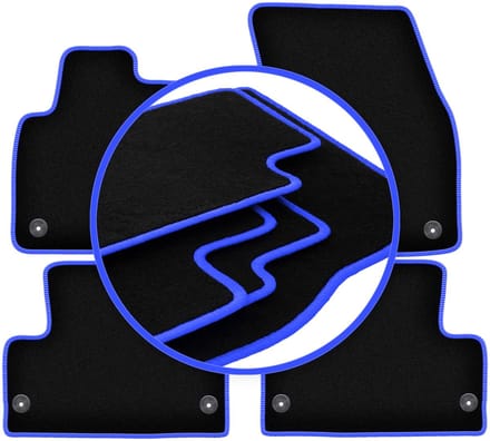 CARLUX-BLUE automatten voor: Range Rover Evoque SUV (2011-2018)