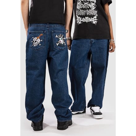 Blue Tomato Skull X Girl Jeans blauw