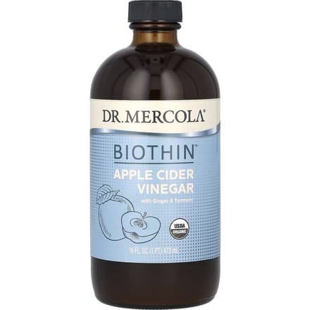 Dr. Mercola, Biothin, met Appelazijn, Gember en Kurkuma, 16 fl oz (473 ml)
