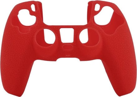 Silicone Hoes / Skin voor Playstation 5 - PS5 Controller Rood
