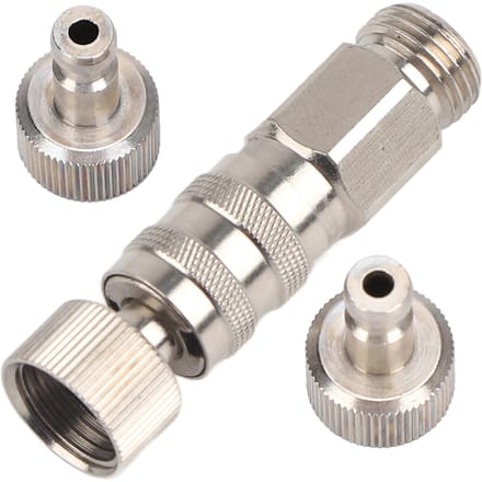 Messing Airbrush Koppeling Snelkoppeling Ontkoppelingsfitting Koppeling Adapter Professionele Accessoires gray