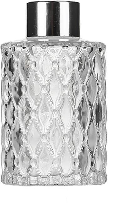 Dailygoods- Diffuserfles 150ml - Glazen Aromatherapie Pot - DIY Vervangset - Geur Accessoires - Stevige Bodem - Kristalhelder Design - Geurverspreider