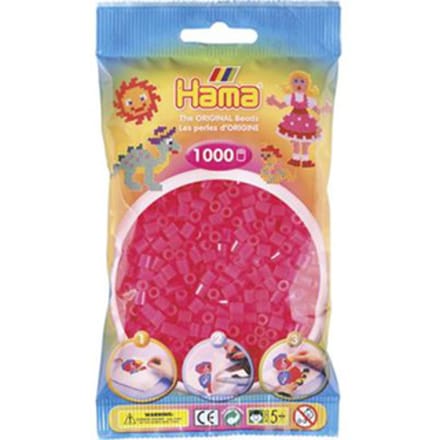 Hama Kralen 1000st nr. 32 fluo roze Strijkkralen & -parels