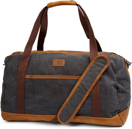 Salt & Hide - Heren - Grijs Canvas Duffeltas