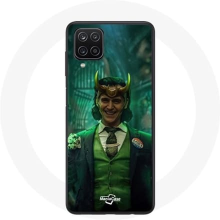 Coque - Maniacase - Samsung Galaxy A12 - Loki Thor Ragnarok - Souple - Noir noir