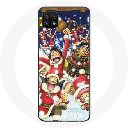 Coque pour Samsung Galaxy A22 5G One Piece Christmas Day Anime Manga