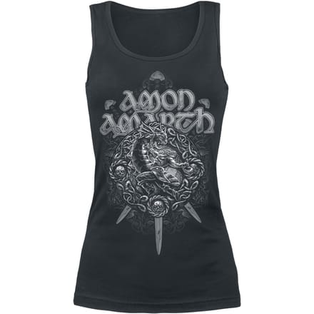 Amon Amarth Top - Ragnarok - S tot XXL - voor Vrouwen - zwart