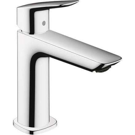 hansgrohe Logis Fine - Wastafelmengkraan - Ééngreeps bediening - CoolStart energiebesparend - Zonder waste - 100mm - Chroom