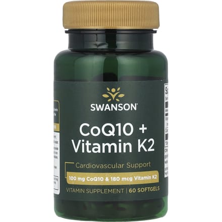 CoQ10 + Vitamine K2, 60 Zachte Capsules